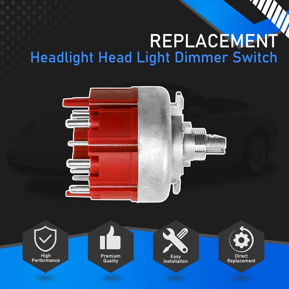 Headlight Head Light Dimmer Switch Compatible with 1999-2004 Porsche 911 Carrera