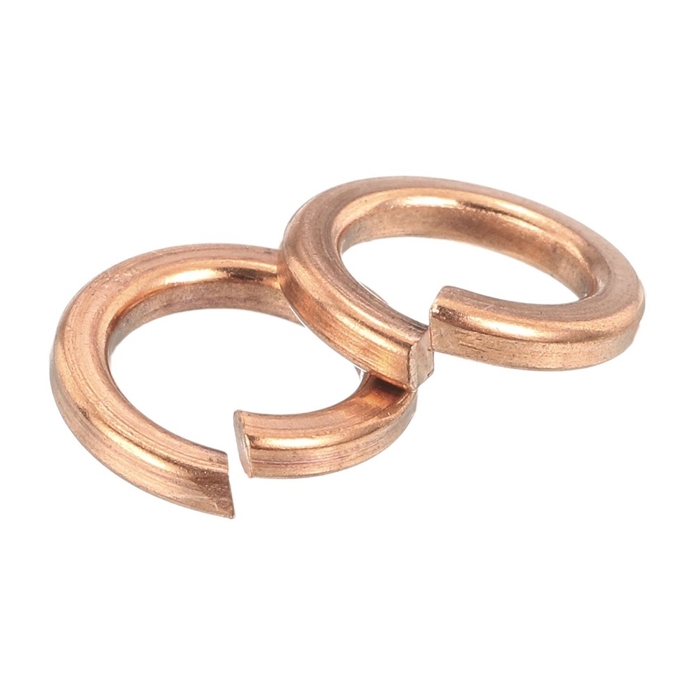 20 Pcs Spring Lock Washer, Copper M8 Split Lock Washers Assortment