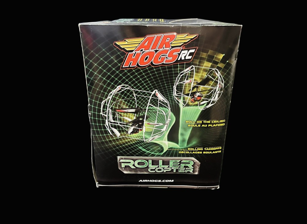 Air Hogs RC Roller Copter Black Blue Spin Master - Rolls Anywhere! - NEW IN BOX