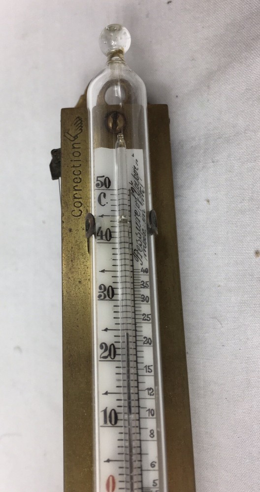Rare Antique Lambrecht's Polymeter, hair hygrometer, German