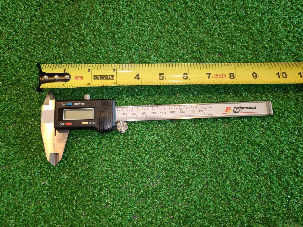 Performance Tool 6" Electronic Digital Caliper with case - FREE SHIPPING