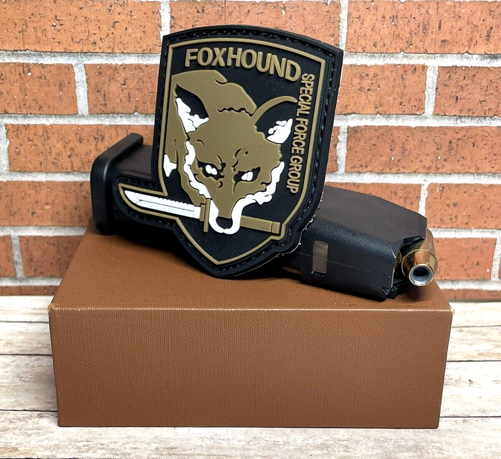 Foxhound PVC Patch - Tactical Morale Metal Gear Solid Patch - Fox Hound Patch