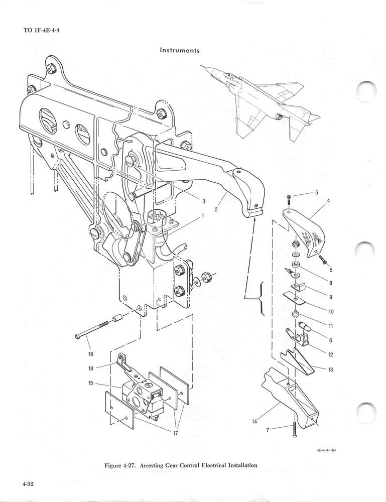 F-4E Instruments Electric Electronic Systems 1993 Parts Manual Flight Manual- CD
