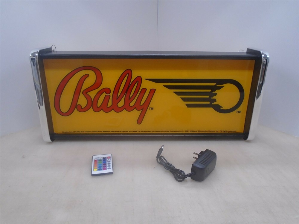 Bally Pinball Logo LED Display light box sign