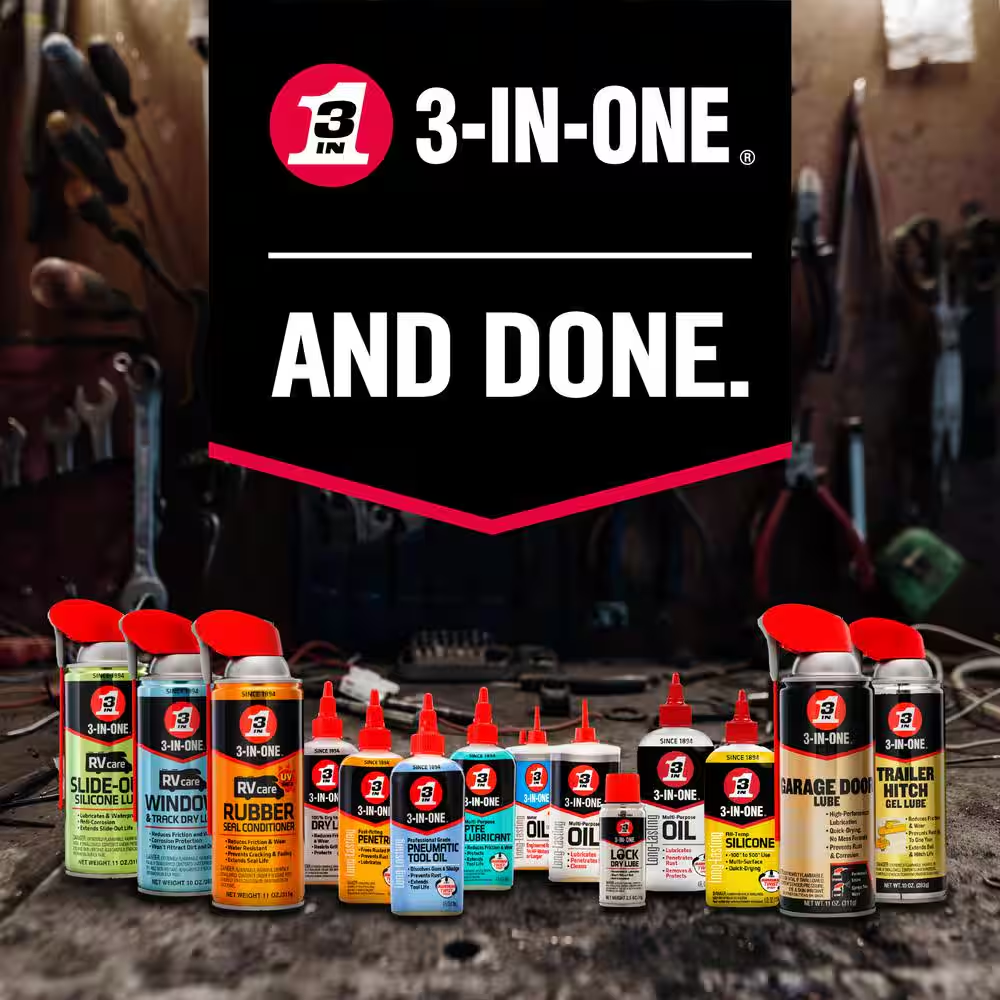 11 Oz. Garage Door Lube with Smart Straw Spray (2-Pack)