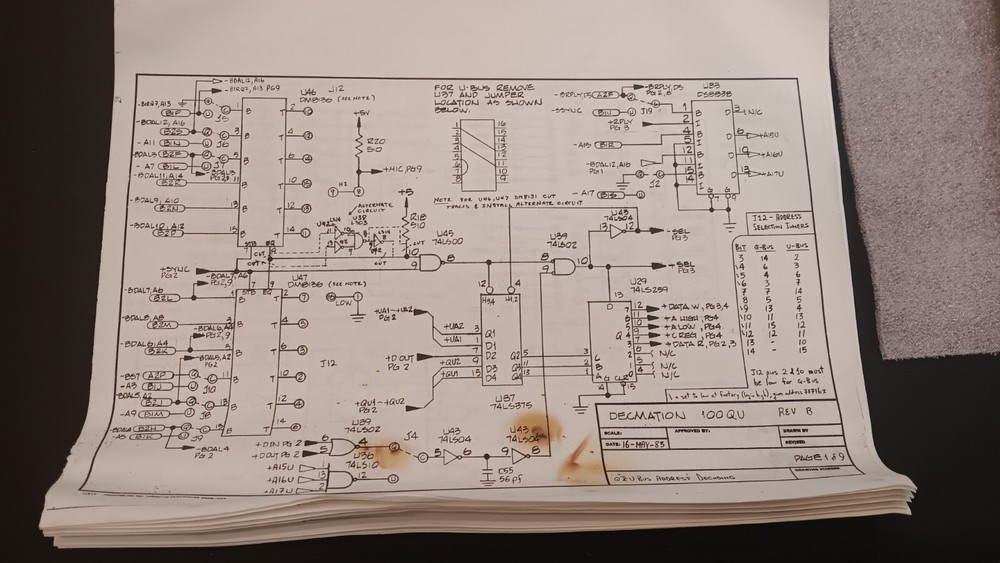 DEC Digital DECMATION D100Q Z80 processor card CP/M PDP-11 (1982)