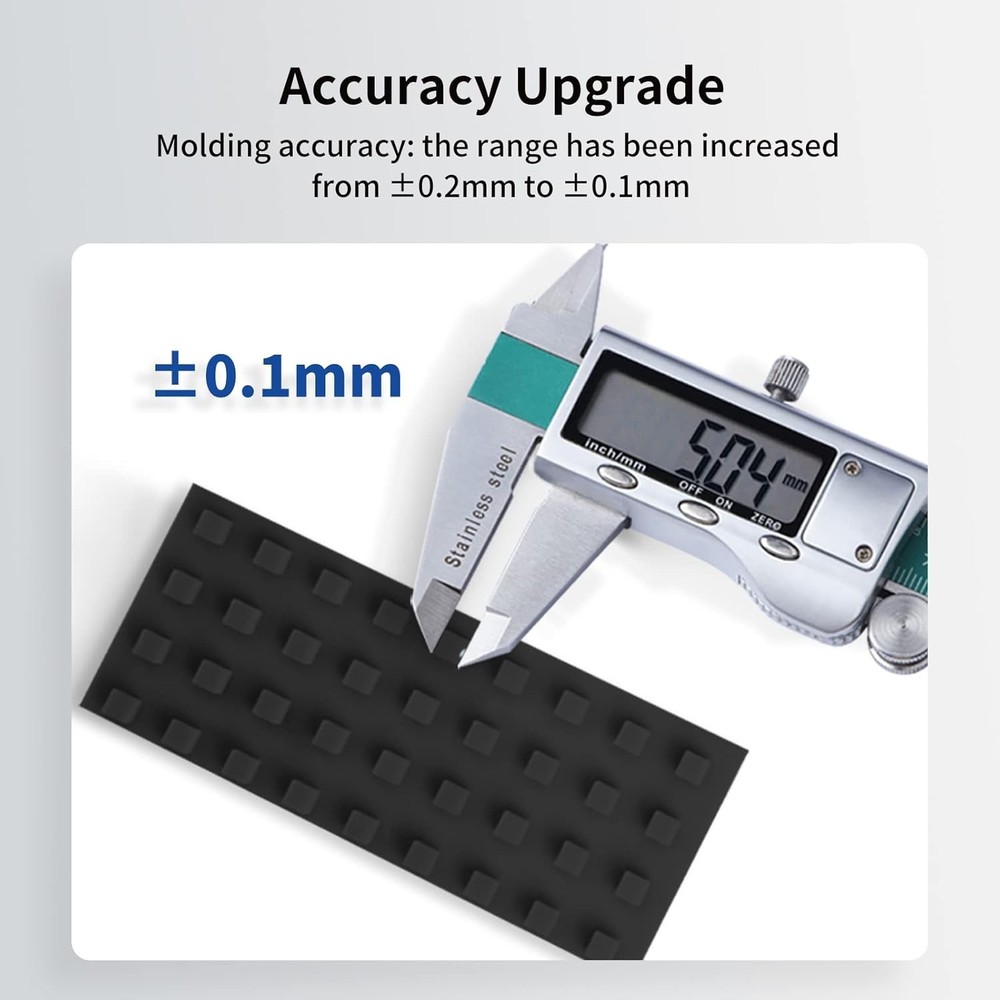 Black 3D Printer Resin 1000g - High Precision & Low Shrink Technology