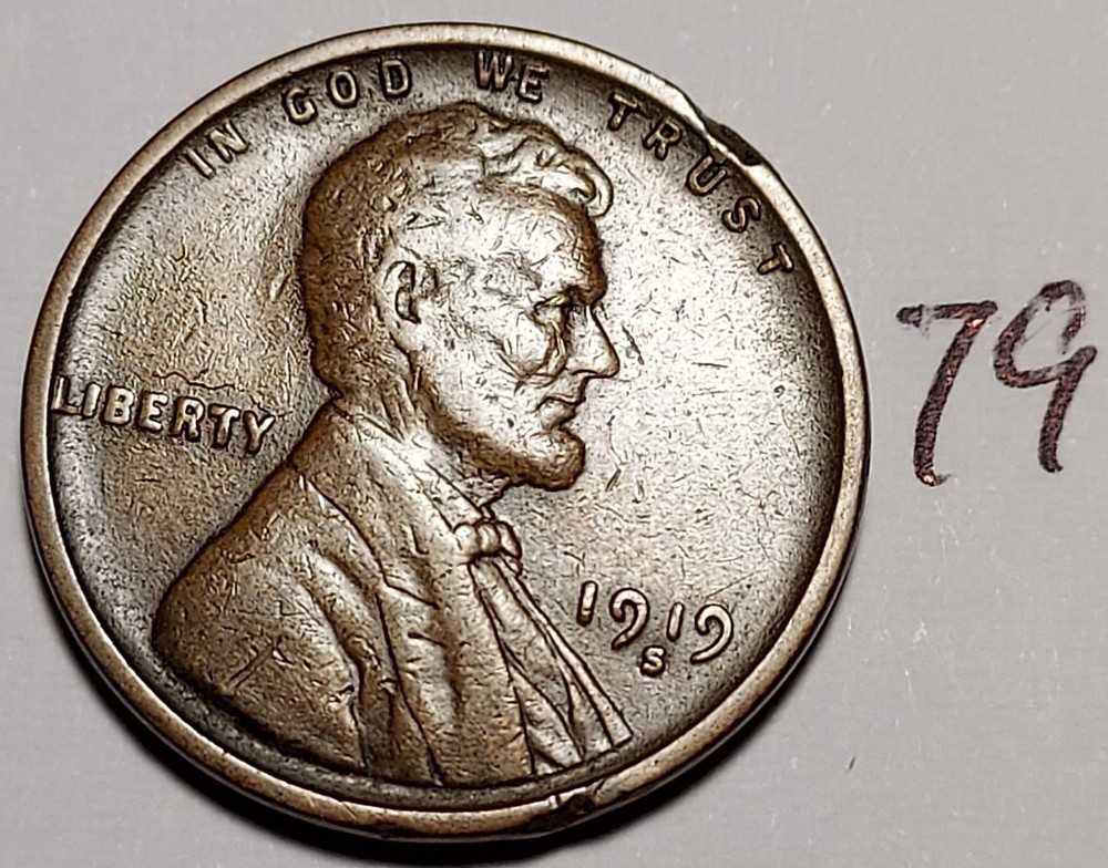 1919-S Lincoln Wheat Cent #79