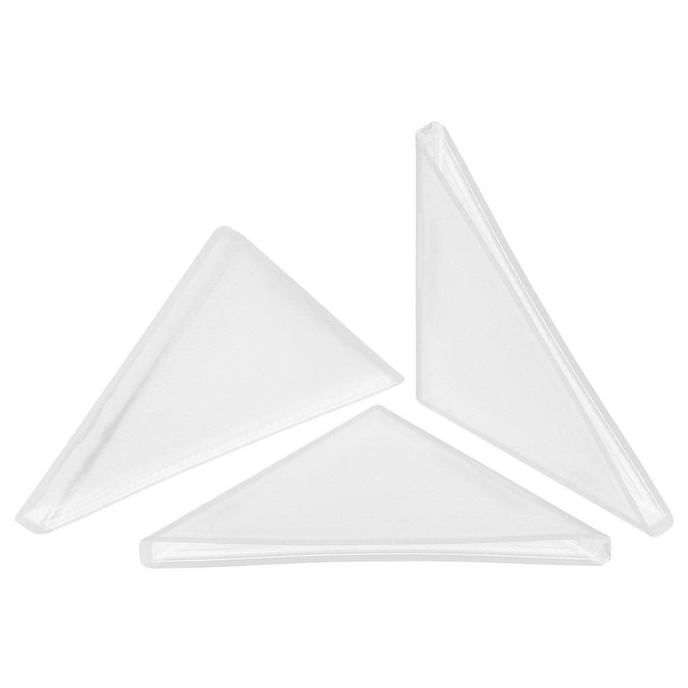 80Pcs Corner Protectors 2x50mm Plastic Right Angle Corner Guards Cushion White
