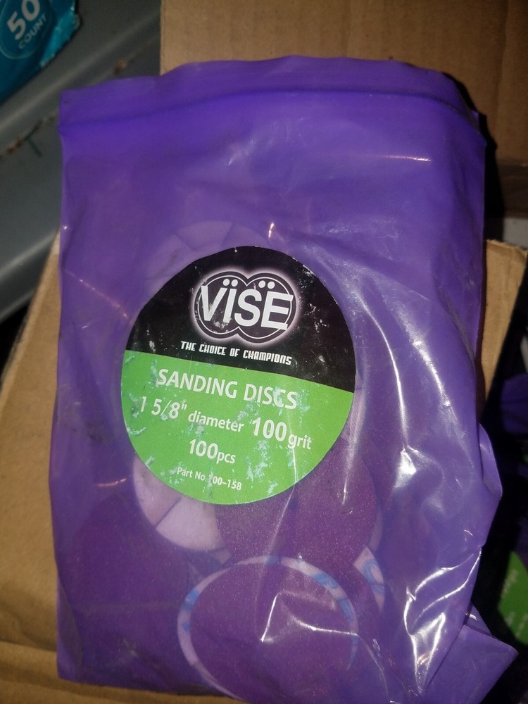 Vise 1-5/8" Innovative Sanding Discs (100 pack) 100 Grit.