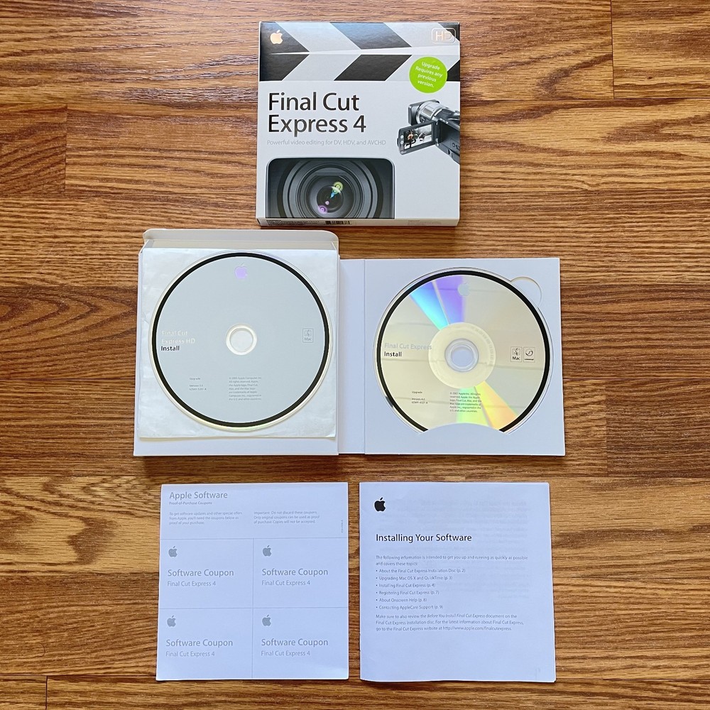 Apple Final Cut Express HD Media Set (Upgrade)