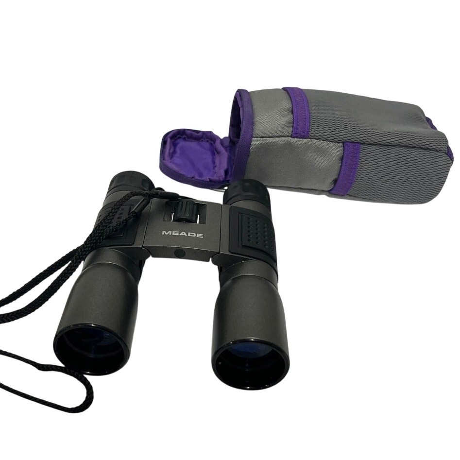 Meade Compact Binoculars w/ Case & Strap