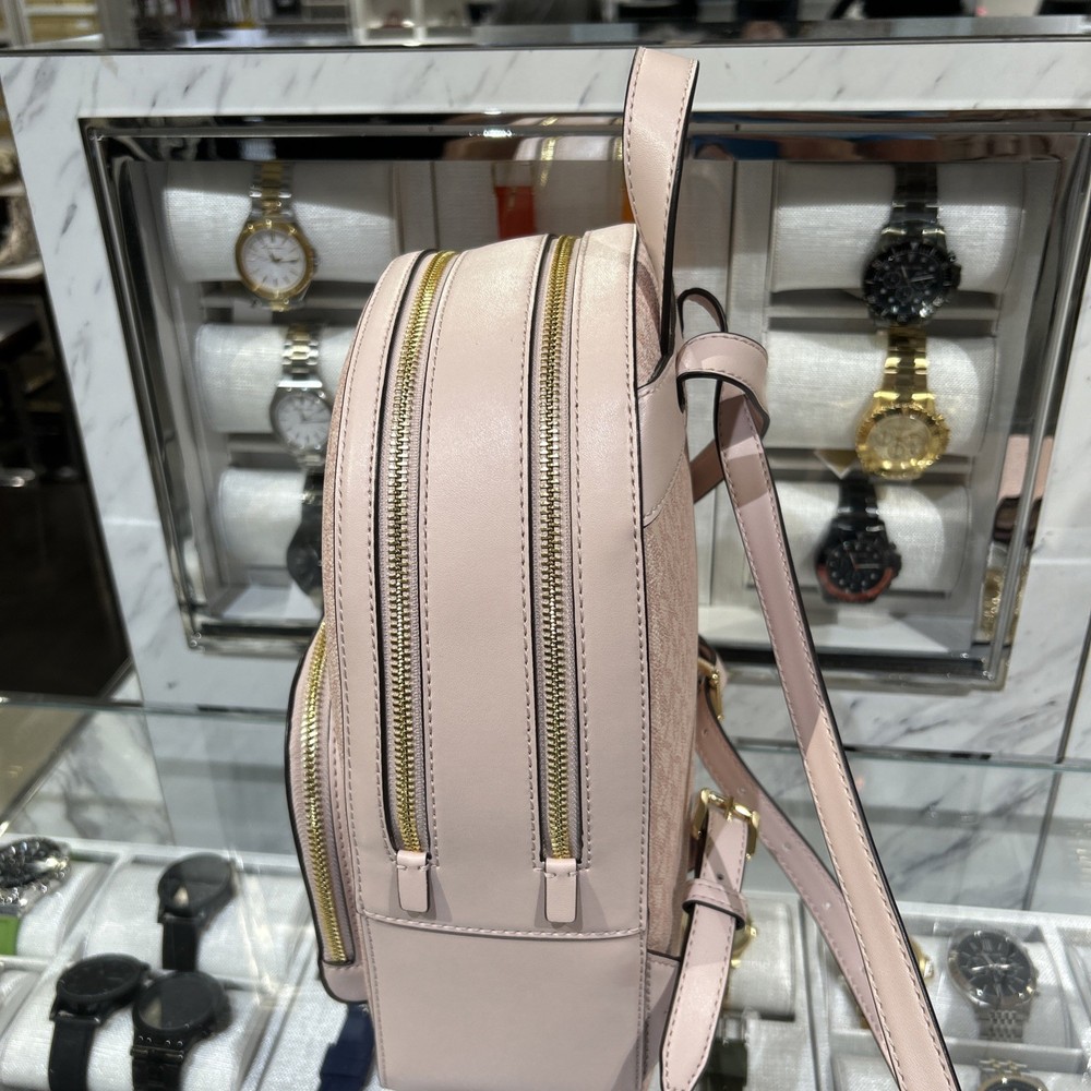 Michael Kors Jaycee Medium Zip Pocket Backpack MK Powder Blush