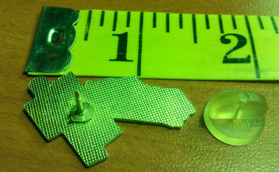 Golden State California Bear tie hat pin