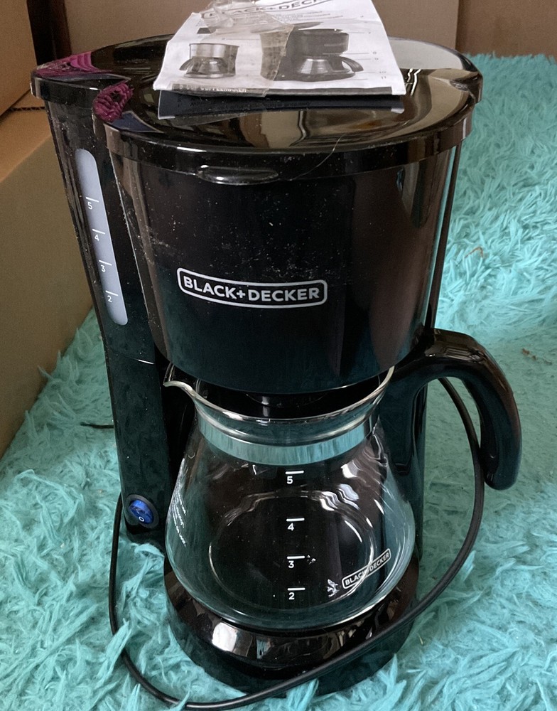 Black & Decker Five Cup Coffee Maker New Open Box
