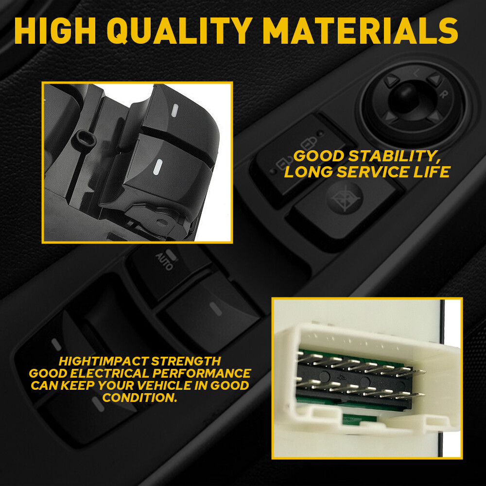 For Hyundai Elantra 2011-15 Front Left Power Window Master Control Switch 16 Pin