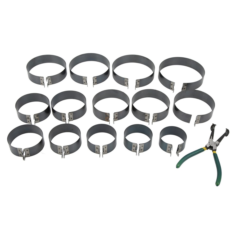 ˜Piston Ring Compressor Set Professional Universal Installer Pliers 14 Band Tool