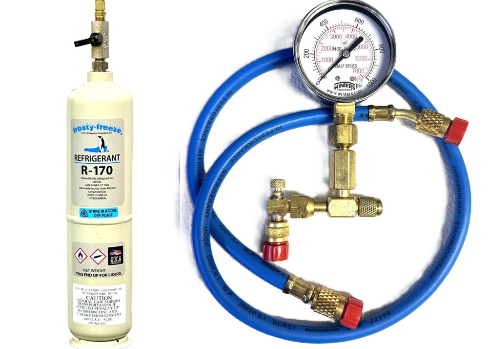 R170 Refrigerant 14 oz., Ultra-Low-Temperature, Replaces R13, R23, R503 & R508B