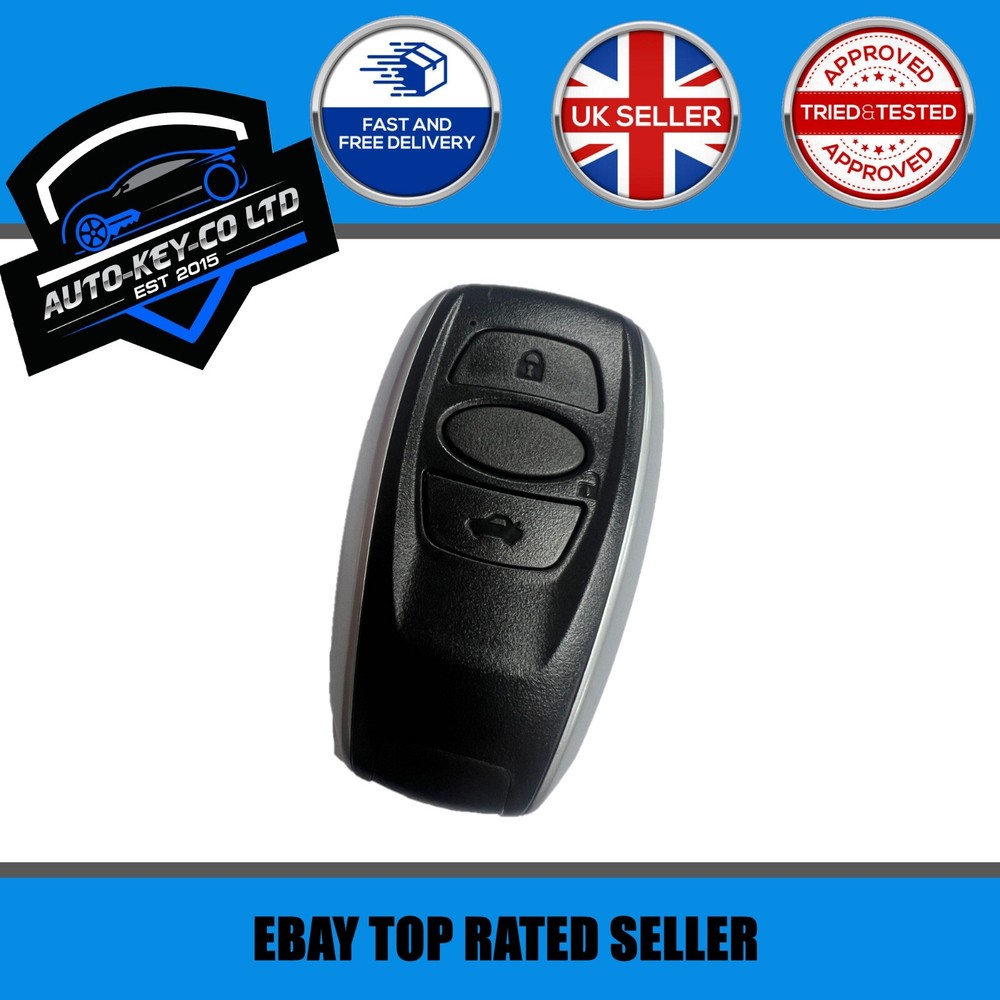 NEW REPLACEMENT 3 BUTTON REMOTE SMART KEY FOB CASE FOR SUBARU MODELS