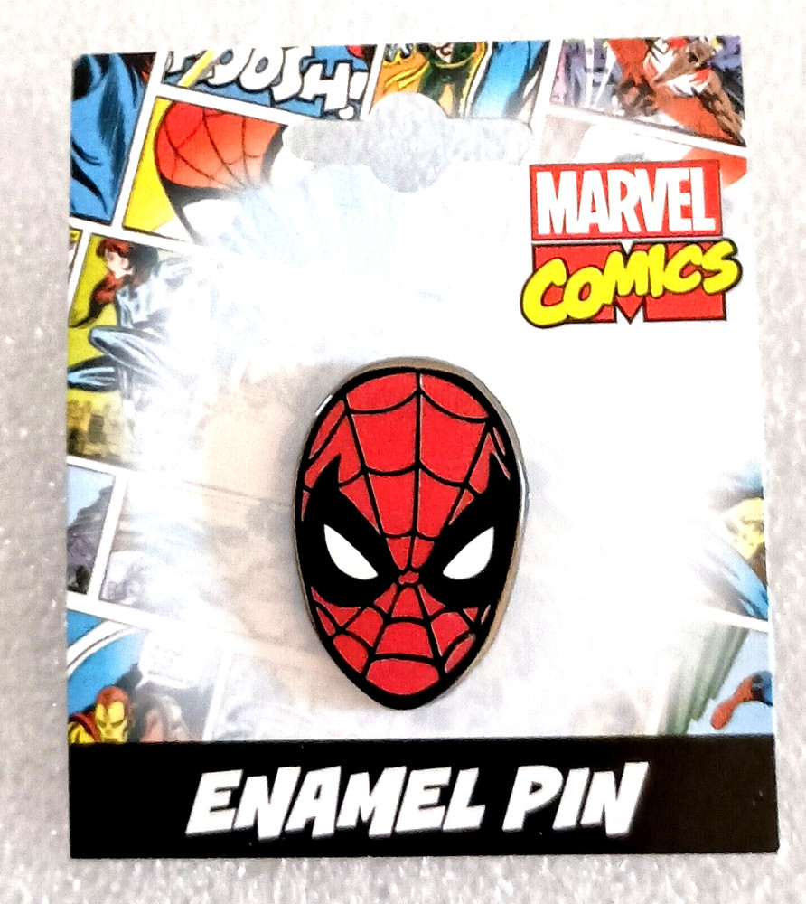 Marvel Comics Spider-Man Logo Enamel Lapel Hat Pin New NOS MOC 2017