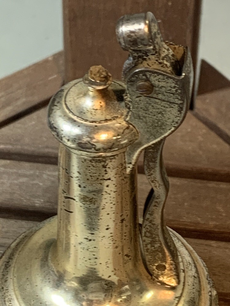 Vintage Silver Plate Japan "DECANTER " Table Lighter (12C)