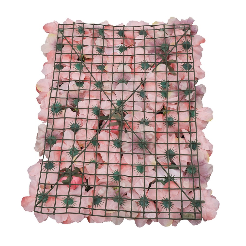 12 Pcs Flower Wall Panel, Artificial Flower Backdrop, Flower Panels for Backdrop
