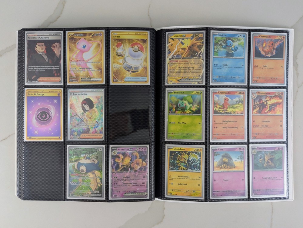 Pokémon 151 Partial Master Set w/ Binder + Promos!