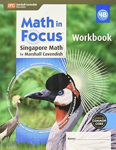 Math in Focus: Singapore Math: Student Workbook, Book A Grade 4 - GOOD