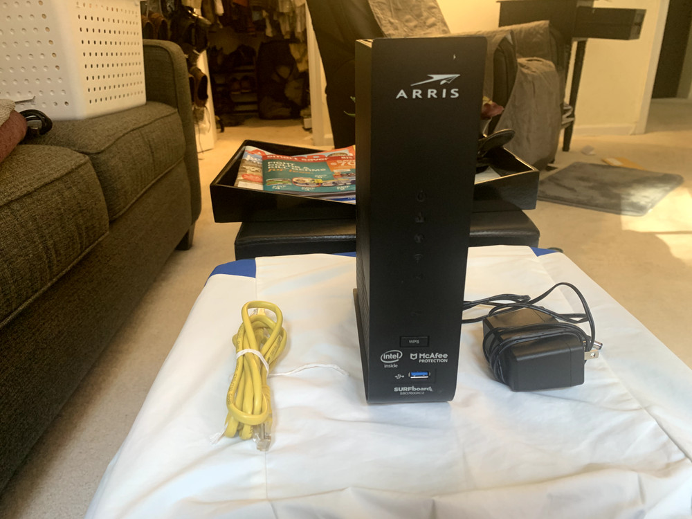 ARRIS ‎SBG7600AC2-RB Cable Modem Plus - Black