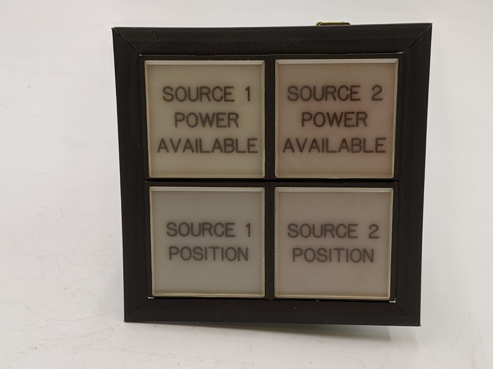 IDEC SLC40N-0202-TE12 Annunciator Panel Display Module 4 Section 2x2