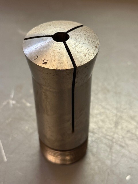 5/16" Round 5C Collet w/Internal Threads