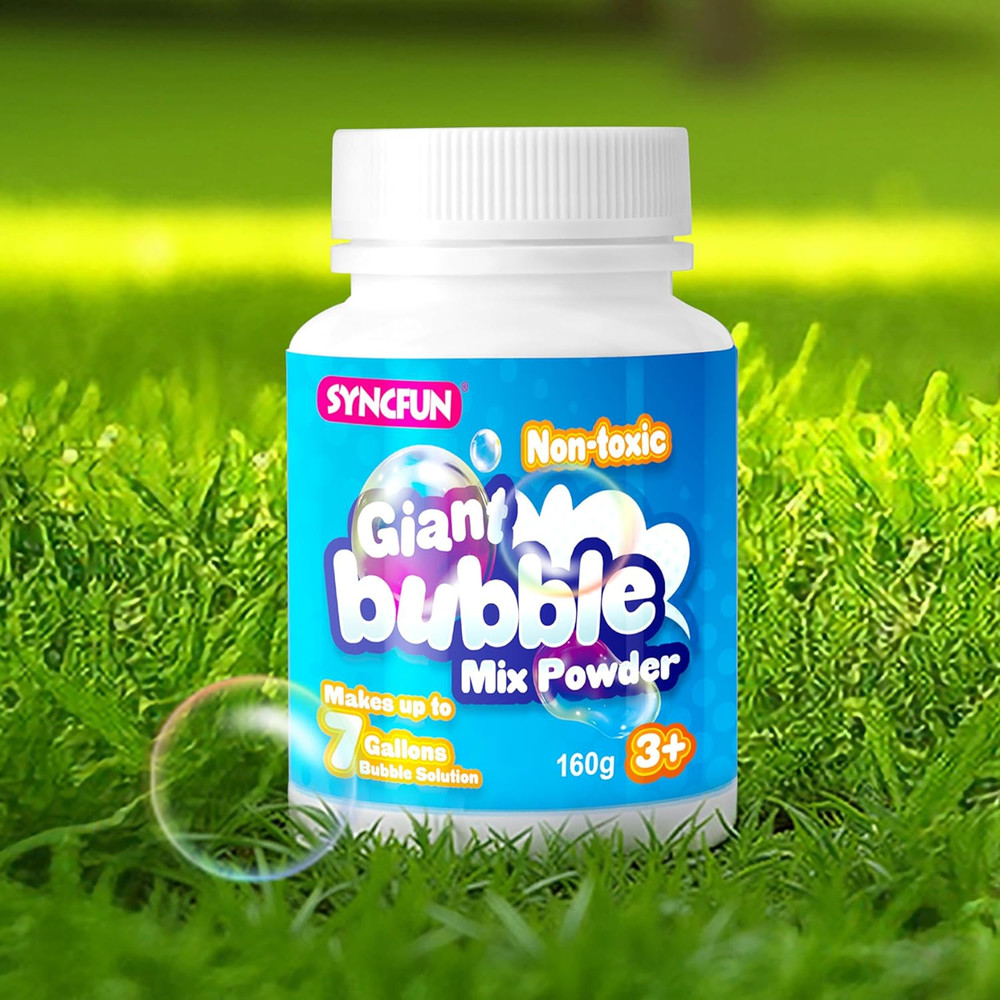Giant Bubble Solution Concentrate, Makes 7 Gallons Refill for Wands/Machines Fun
