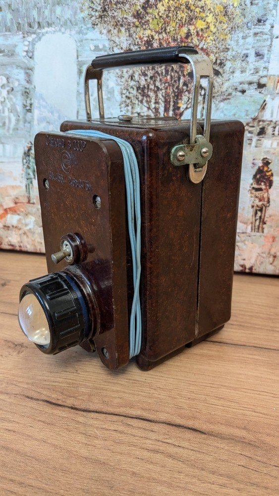 Bakelite lantern of a soviet guard or sailor (Cold War era)