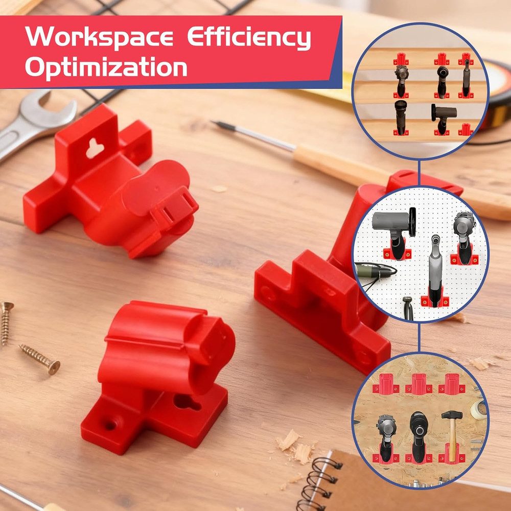 Milwaukee 12V Drill Bit Holder Wall Mount Tool Organizer Storage Solution
