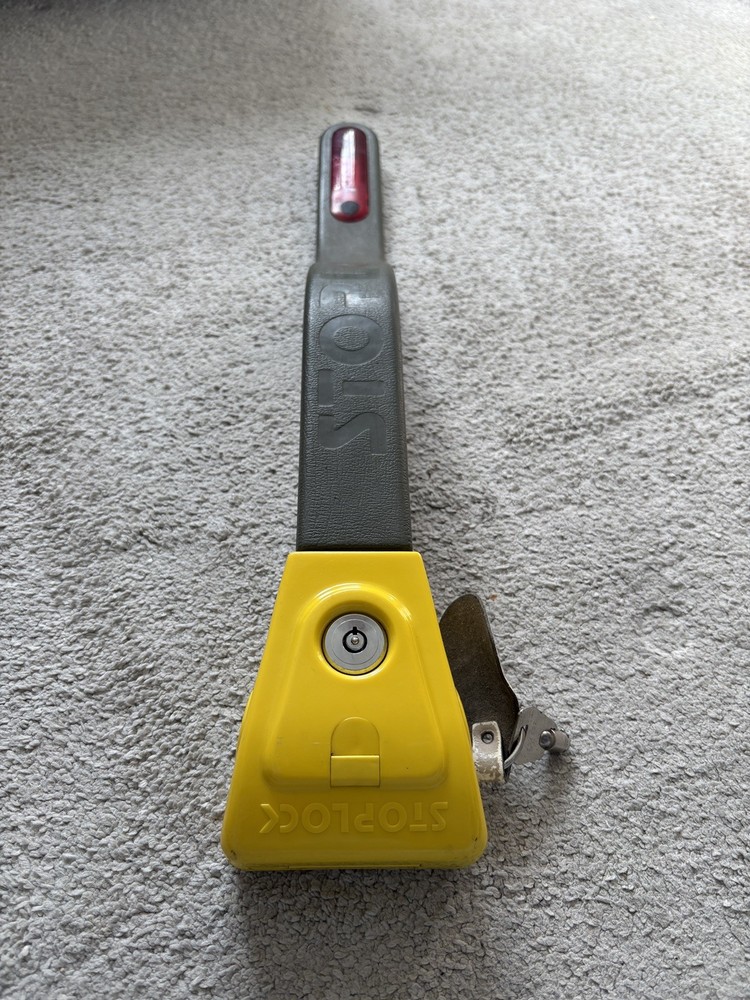 Stoplock Original Car Steering Wheel Lock With 1 Key, Physical Car Security