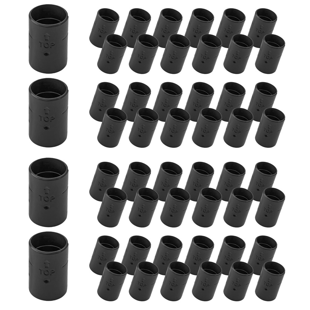 Wire Shelf Clips 1 Inch Plastic Shelf Lock Clips 52 Pack