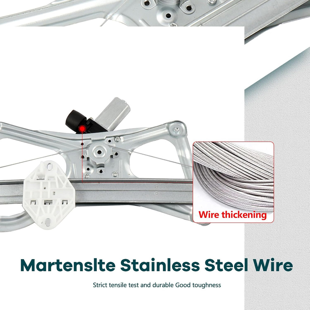 2006-2011 Honda Civic Front Left Power Window Regulator–Compatible