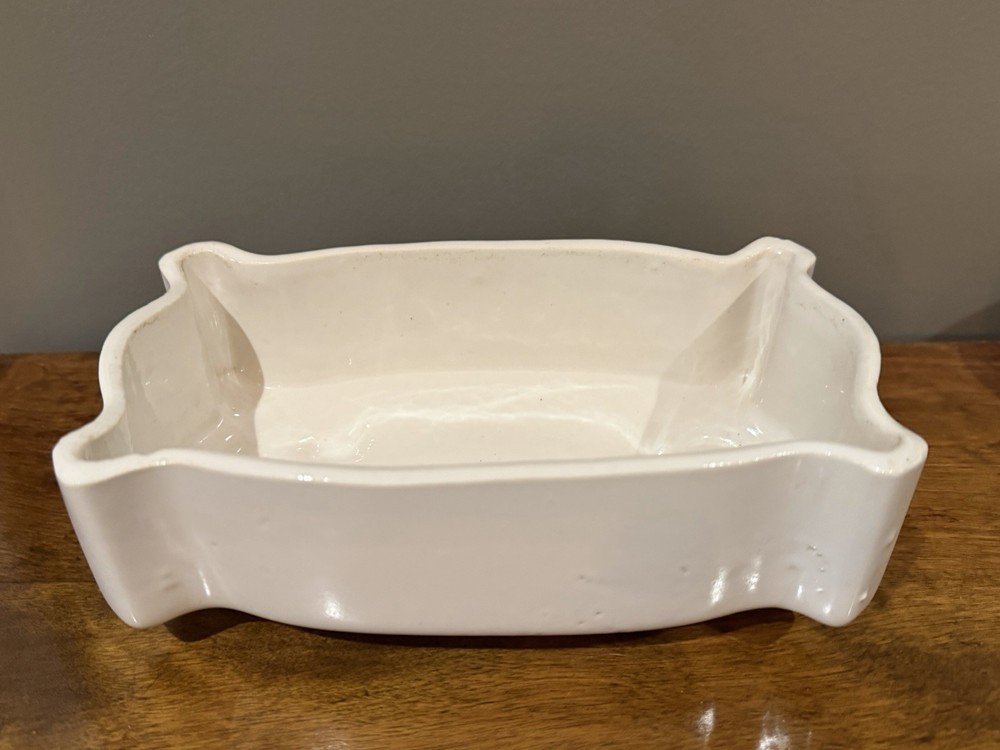 Vintage UPCO White Pottery Planter