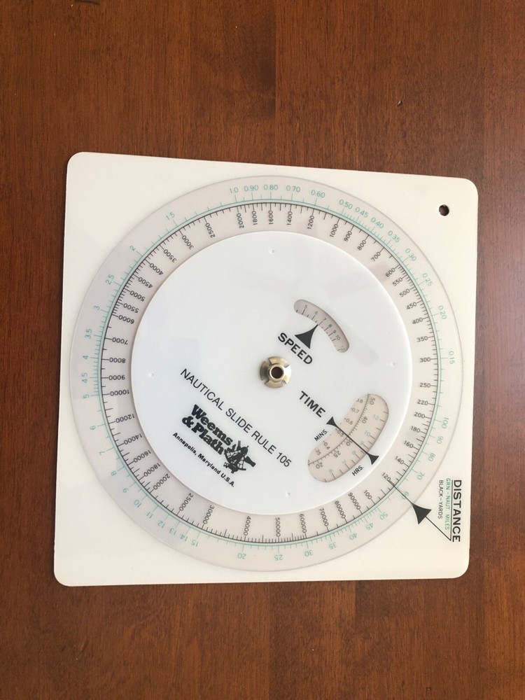 Navigation Instrument Lot: Compass Slide Rule Plotter Divider Wind Wizard Books