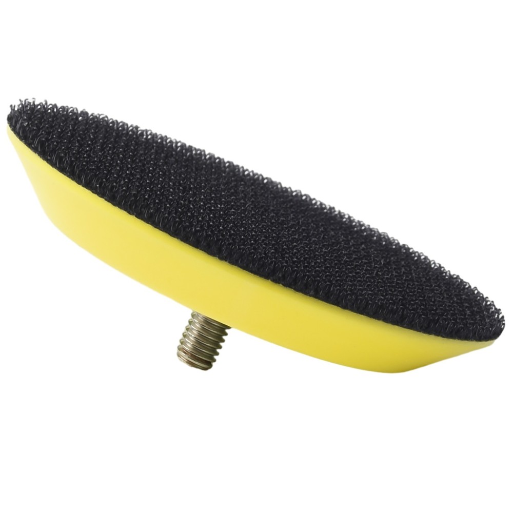 Sanding`Polishing Backing Pad`5pcs 3\ 75mm`Hook Loop M6 Thread For`Air Sander