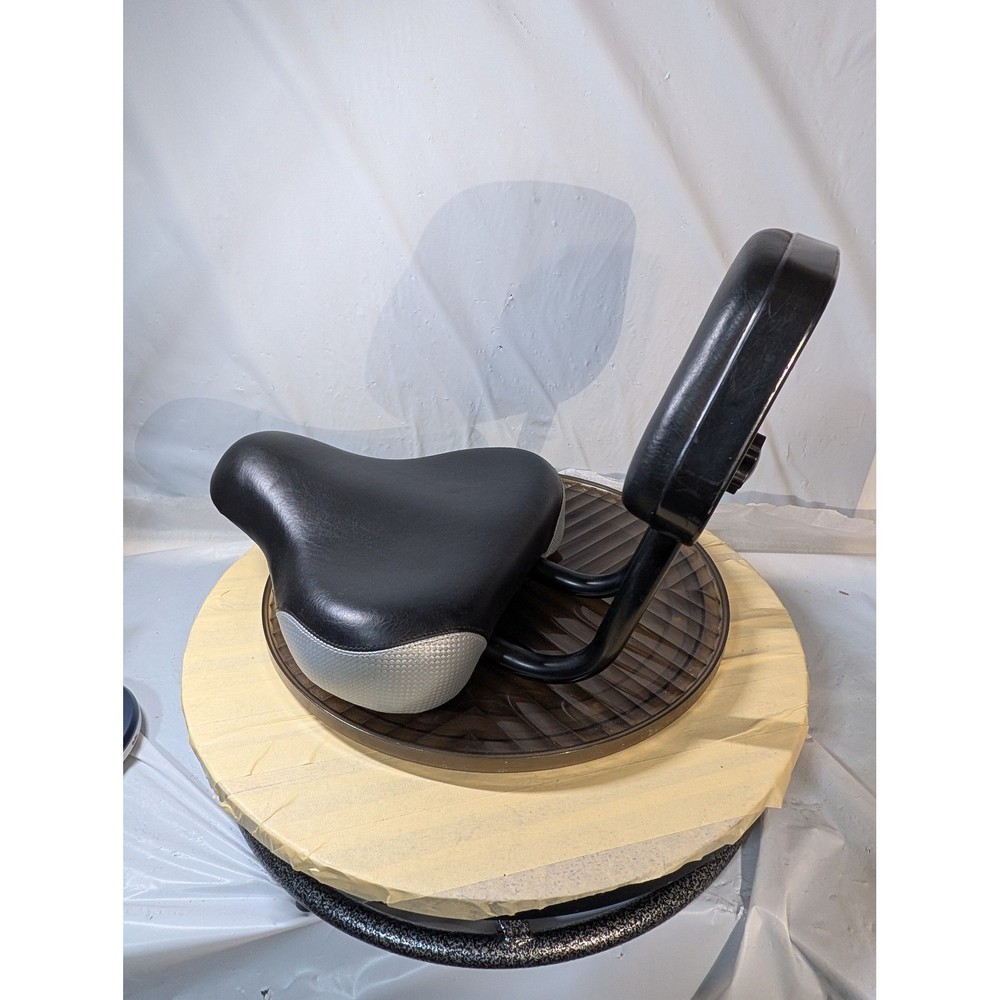 Grand Star Oversized Bicycle Saddle with Adjustable Backrest Black Comfort