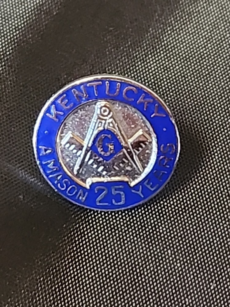Kentucky 25 Years Masonic Pin