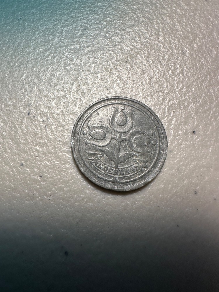 1942 Netherlands 10 Cent Coin