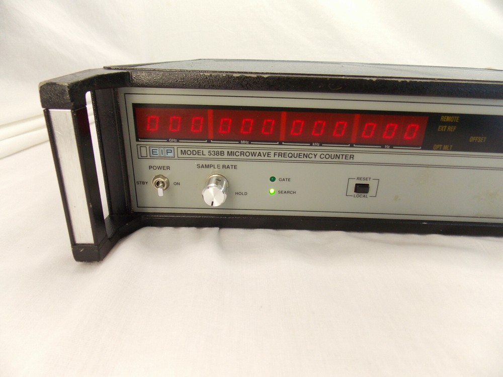 EIP 538B Frequency Counter, Options 8,9,10, Tested Good