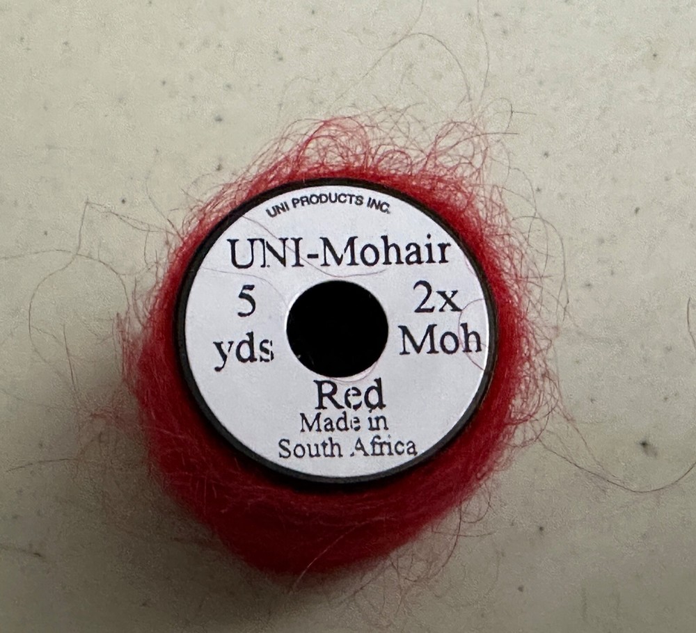 Uni Mohair 5 Yard Spool Red