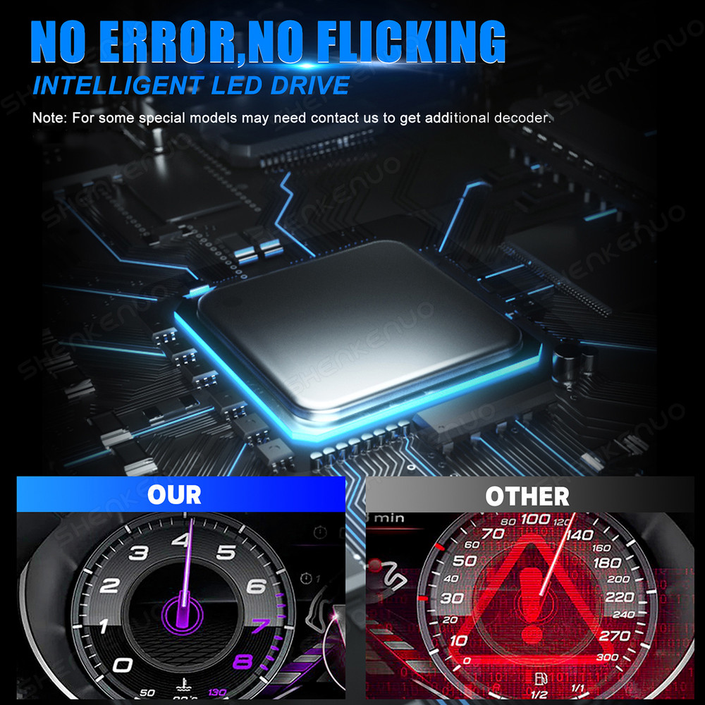 For 2014-2015 Dodge Durango 4PC 6500K LED Headlight Bulbs + Fog Lights Kit