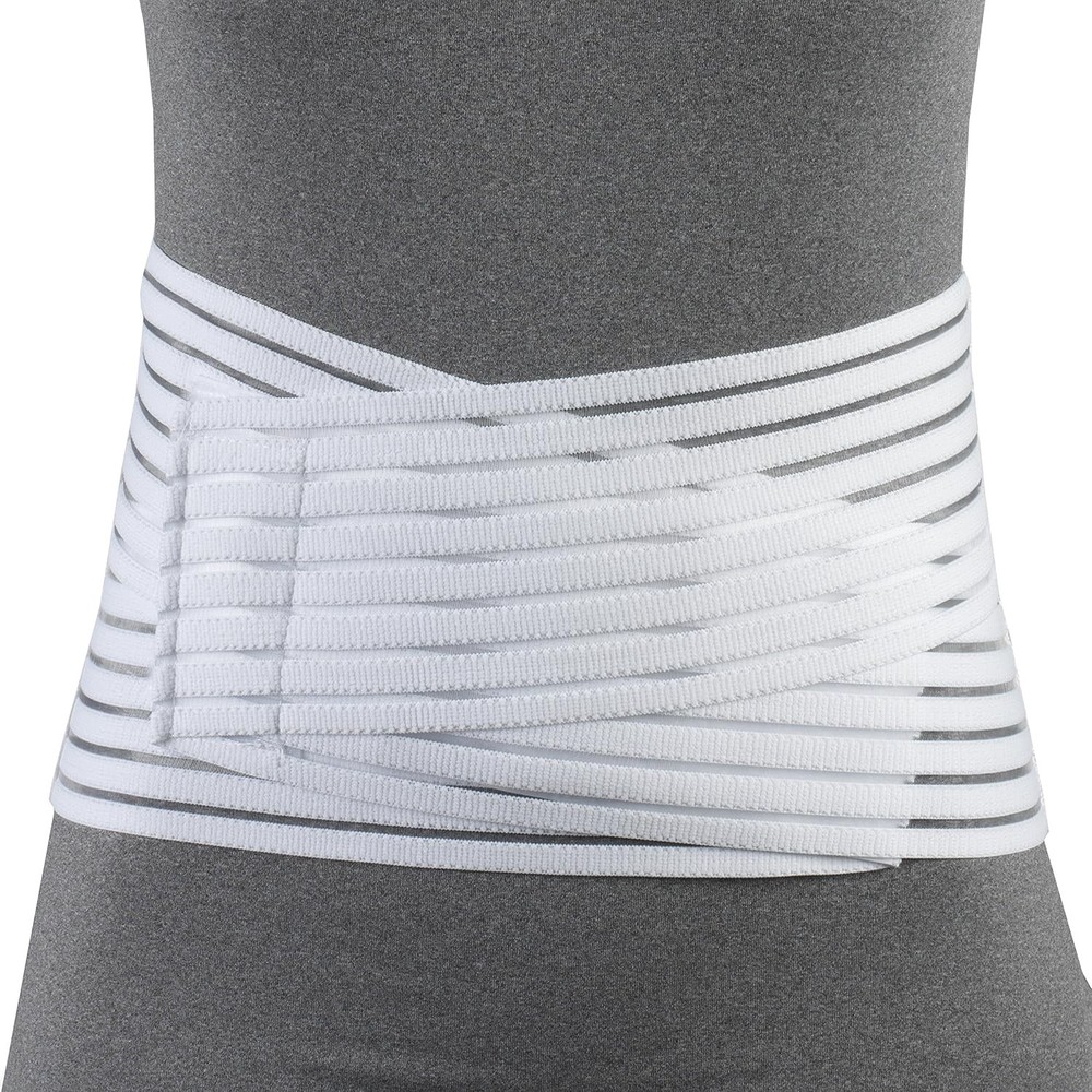 OTC Lumbosacral Support, 7-inch Lower Back, Lightweight Medium, White