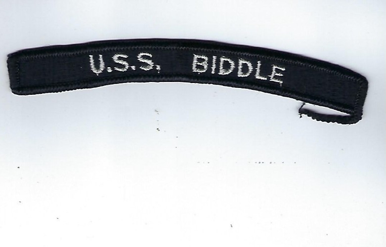 USS Biddle, DDG-5, US Navy "Rocker"