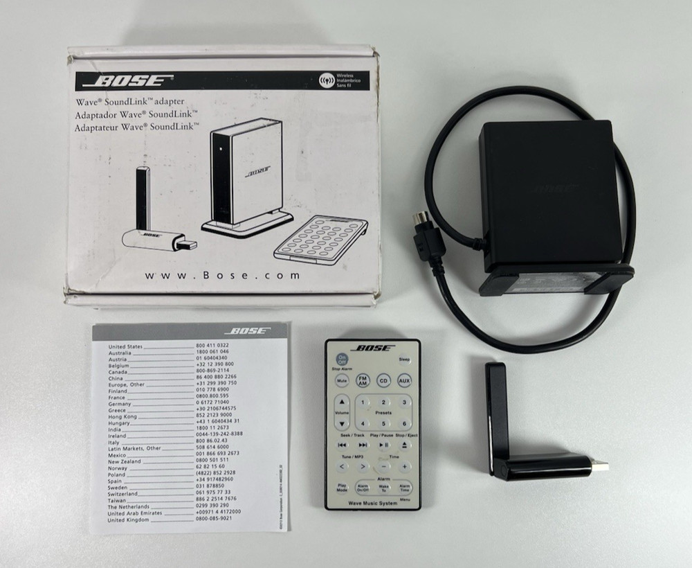 Bose Wave Soundlink Bluetooth Adapter for Bose Wave Music Systems Play Tested