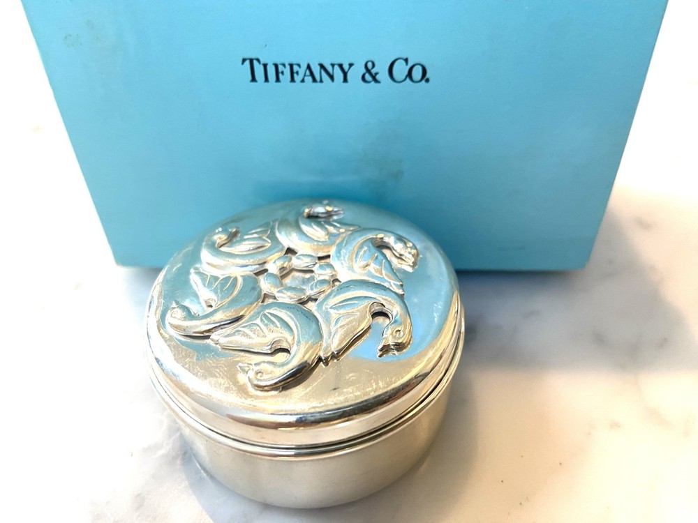 Tiffany&co Sterling Silver Box Pillbox